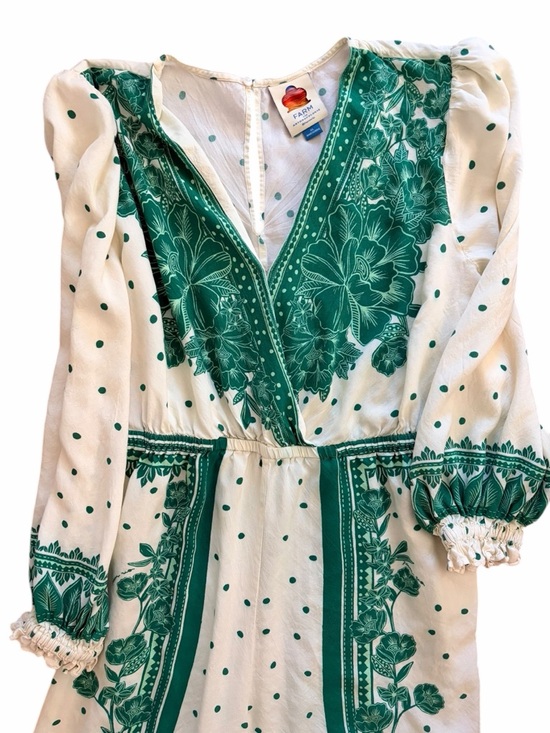 Farm Rio Anthropologie floral dot Jumpsuit - Picture 2 of 5